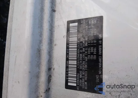 2022 Subaru Impreza Base 5-Door из США, поврежденный, VIN 4S3GTAB69N3709271